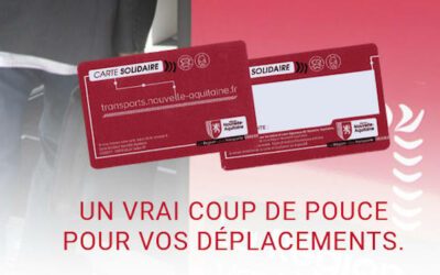 La Carte Solidaire : un vrai coup de pouce pour le déplacement des jeunes en Nouvelle Aquitaine !